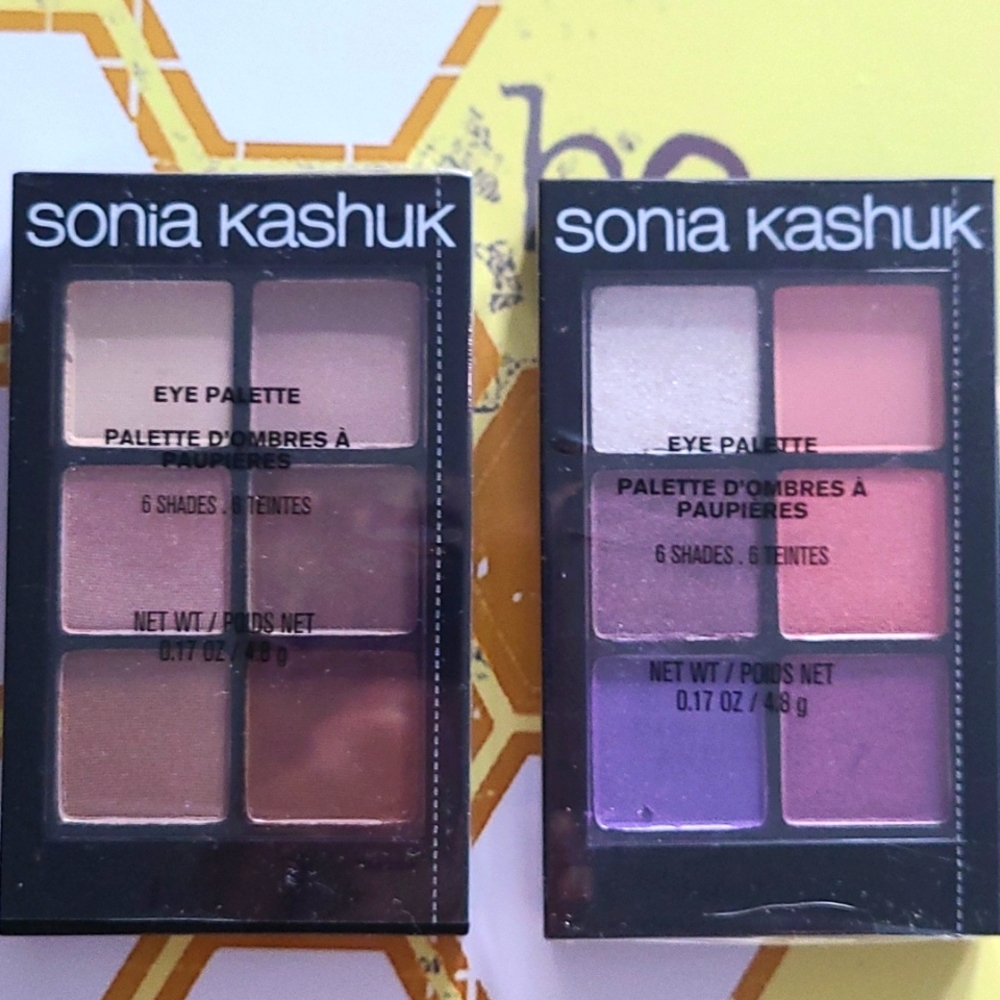 Set of 2 Sonia Kashuk Eye Shadow Palettes - Perfectly Neutral & Fresh Bloom
